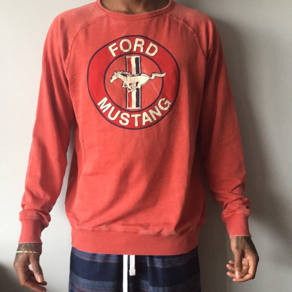 Lucky Brand men’s distressed sweatshirt